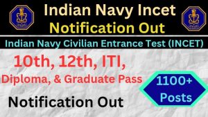 Join the Indian Navy: INCET 01/2025 Civilian Recruitment - 1110 Vacancies Available