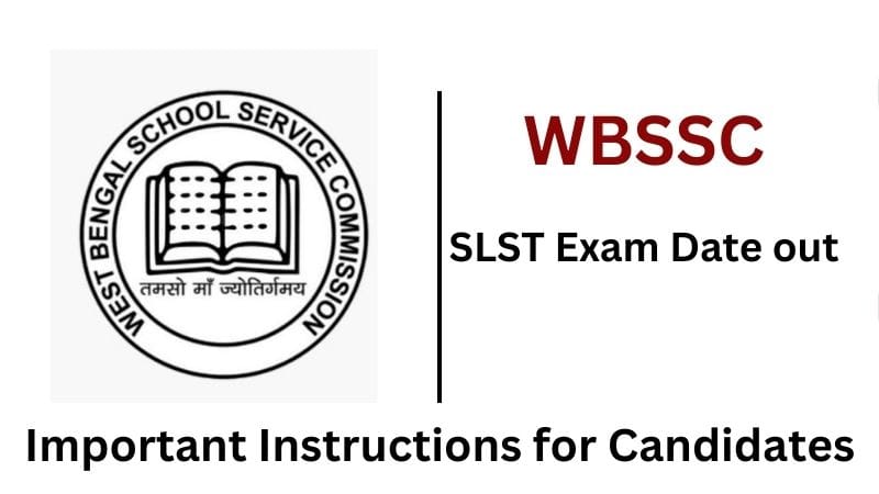 SLST Exam Important Instructions